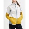 Craft CORE Glide W 1906490 dámska bunda - sv. sivá so žltou (914500) - S Craft CORE Glide W 1906490 dámska bunda - sv. sivá so žltou (914500) - S
