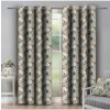 Mondo Italia Hotový záves na krúžkoch 140x250 cm zelené lístie Zelená 140x250 cm Mondo Italia Hotový záves na krúžkoch 140x250 cm zelené lístie Zelená 140x250 cm
