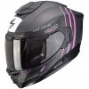 SCORPION prilba EXO-1500 CARBON AIR Zity matt black/pink - L SCORPION prilba EXO-1500 CARBON AIR Zity matt black/pink - L