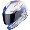 Motocyklová prilba Scorpion Exo-491 r. S bielo-modrá Motocyklová prilba Scorpion Exo-491 r. S bielo-modrá
