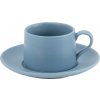 Šálka na kávu Levante s tanierikom 80 ml sýto modrá Šálka na kávu Levante s tanierikom 80 ml sýto modrá