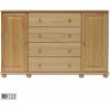 ImportWorld Komoda Linus masiv v100 x š156 x h47 cm (Barva dřeva: Ořech) ImportWorld Komoda Linus masiv v100 x š156 x h47 cm (Barva dřeva: Ořech)