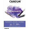 Canson Pad Graduate Mixed Media Skicár 20 A3 200 g White Canson Pad Graduate Mixed Media Skicár 20 A3 200 g White
