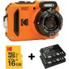Kodak digitálny fotoaparát 15 Megapixel Zoom (optický): 4 x oranžová vrátane akumulátora, blesk, pamäťová karta stabilizácia obrazu, WiFi, vodotesný,; WPZ2OG6 Kodak digitálny fotoaparát 15 Megapixel Zoom (optický): 4 x oranžová vrátane akumulátora, blesk, pamäťová karta stabilizácia obrazu, WiFi, vodotesný,; WPZ2OG6