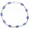Nefertitis Tanzanit brúsený náramok striebro Ag 925 BTZB1065 NF57297 - 18,5 cm, 7,2 g Nefertitis Tanzanit brúsený náramok striebro Ag 925 BTZB1065 NF57297 - 18,5 cm, 7,2 g