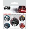 Pyramid International Sada placek Star Wars Temná strana (5 ks) Pyramid International Sada placek Star Wars Temná strana (5 ks)