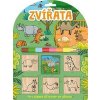 Pečiatky 5+1 s voskovkou Zvieratká Pečiatky 5+1 s voskovkou Zvieratká
