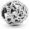 Pandora Strieborný srdiečkový korálku 790964 Pandora Strieborný srdiečkový korálku 790964
