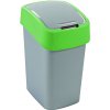 Curver odpadkový kôš Flipbin 10l strieborná/zelená 02170-P80 Curver odpadkový kôš Flipbin 10l strieborná/zelená 02170-P80
