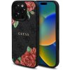 Guess PU Leather 4G Roses MagSafe zadný kryt pre iPhone 16 Pro Black Guess PU Leather 4G Roses MagSafe zadný kryt pre iPhone 16 Pro Black