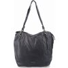 Dámska kožená shopper kabelka Noelia Bolger vo vintage štýle, na rameno - čierna 2011 Dámska kožená shopper kabelka Noelia Bolger vo vintage štýle, na rameno - čierna 2011