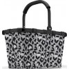 Košík Carrybag Frame, sivý leopardí vzor Košík Carrybag Frame, sivý leopardí vzor