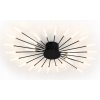 LED stropná lampa luster čierna závesná do obývačky moderná 28W 4500K LED stropná lampa luster čierna závesná do obývačky moderná 28W 4500K