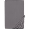 Biberna Napínacia džersejová plachta strieborná/sivá 90-100x200