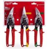 Milwaukee Sada nožníc na plech 3ks (ĽAVÉ, PRAVÉ, PRIAME) 4932499020