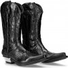 topánky kožené - Flame Biker (7921-S1) Black - NEW ROCK - M.7921-S1 topánky kožené - Flame Biker (7921-S1) Black - NEW ROCK - M.7921-S1