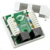 OEM Zásuvka UTP 2x RJ45 Cat5E, dvojitá svorkovnica, sadrokartón LXO-22-O LYNX CS OEM Zásuvka UTP 2x RJ45 Cat5E, dvojitá svorkovnica, sadrokartón LXO-22-O LYNX CS