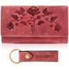 Paolo Peruzzi peňaženka z pravej kože červená - dámska Paolo Peruzzi peňaženka z pravej kože červená - dámska