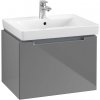 Villeroy & Boch Subway 2.0 skrinka 58.7x45.4x42 cm závesná kúpeľňová skrinka pod umývadlo sivá A68710FP Villeroy & Boch Subway 2.0 skrinka 58.7x45.4x42 cm závesná kúpeľňová skrinka pod umývadlo sivá A68710FP