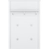 Tempo Kondela Vešiakový panel 80, biela, OLJE Tempo Kondela Vešiakový panel 80, biela, OLJE