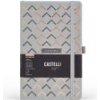 Castelli Cesello Arrows linajkový zápisník L A5 Grey Castelli Cesello Arrows linajkový zápisník L A5 Grey