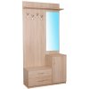 Bradop Vešiaková stena so zrkadlom 202x100x38 cm Bradop Vešiaková stena so zrkadlom 202x100x38 cm