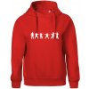 Karate postavy - Oversized mikina dámská Moon - kratšia + širšia - XS ( Červená ) Karate postavy - Oversized mikina dámská Moon - kratšia + širšia - XS ( Červená )