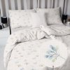 Biante Mušelínové posteľné obliečky MSN-092 Modro-zelené vetvičky na krémovo bielom Predĺžené 140x220 a 70x90 cm Biante Mušelínové posteľné obliečky MSN-092 Modro-zelené vetvičky na krémovo bielom Predĺžené 140x220 a 70x90 cm