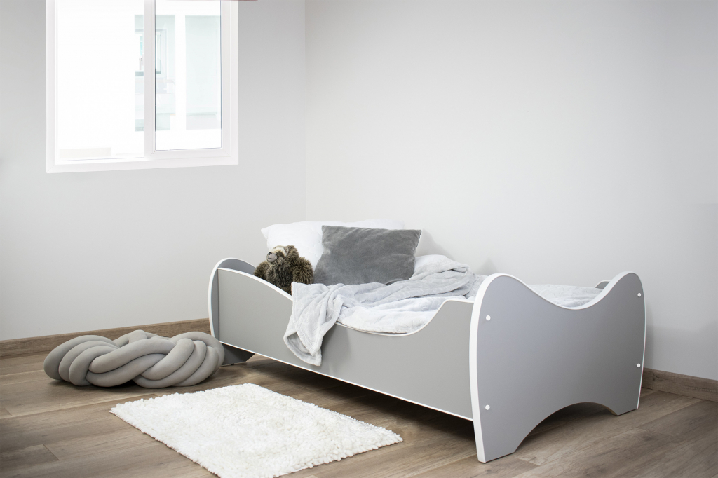 Top Beds Midi Color sivá