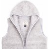 Vlnka Vesta z ovčej vlny s kapucňou svetlo sivá prírodná veľkosti oblečenia M Vlnka Vesta z ovčej vlny s kapucňou svetlo sivá prírodná veľkosti oblečenia M