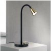| Orion - Stmievateľná flexibilná stolná lampa DOTTY 1xGU10/10W/230V čierna/mosadz | LA 4-1235/1 schwarz/MS | Orion - Stmievateľná flexibilná stolná lampa DOTTY 1xGU10/10W/230V čierna/mosadz | LA 4-1235/1 schwarz/MS