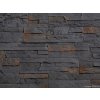 Stones Patan black 38,5 x 10 cm reliéfny PATANBK 0,46m²