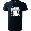 Swimming is in my DNA - Klasické pánske tričko vyššej gramáže - 2XL ( Tmavomodrá (takmer čierna) ) Swimming is in my DNA - Klasické pánske tričko vyššej gramáže - 2XL ( Tmavomodrá (takmer čierna) )
