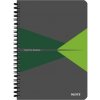 Leitz Office blok A5 štvorčekový laminovaná kartónová obálka sivá zelená 90 listov Leitz Office blok A5 štvorčekový laminovaná kartónová obálka sivá zelená 90 listov