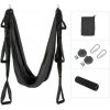 ACRA Závěs na jógu AERO YOGA s popruhy - černý ACRA Závěs na jógu AERO YOGA s popruhy - černý