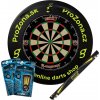 ProZona Pro šípkarský set, terč One80 Gladiator III+, osvetlenie Torus 100, Surround, 2 sety šípok, ProZona Pro šípkarský set, terč One80 Gladiator III+, osvetlenie Torus 100, Surround, 2 sety šípok,