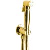 Bidetová sprcha retro s hadicou a držiakom sprchy s vyústením, zlato Bidetová sprcha retro s hadicou a držiakom sprchy s vyústením, zlato