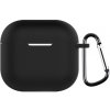 VSETKONAMOBIL 93252 HOOK Silikónový obal pre Apple AirPods 4 čierny VSETKONAMOBIL 93252 HOOK Silikónový obal pre Apple AirPods 4 čierny