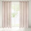 Ružová záclona na krúžkoch REBECCA 140x250 cm Ružová záclona na krúžkoch REBECCA 140x250 cm