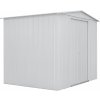 Plechový záhradný domček Globel so strešným oknom, strieborná 1.75m 2.33m 1.98m Plechový záhradný domček Globel so strešným oknom, strieborná 1.75m 2.33m 1.98m
