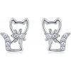 Olivie Strieborné náušnice na skrutku MAČKA 9392 Ag 925; ≤1,5 g. Olivie Strieborné náušnice na skrutku MAČKA 9392 Ag 925; ≤1,5 g.