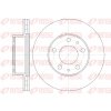 Brzdový kotúč REMSA Eurofren Systems, S.L. Madrid 61351.10 Brzdový kotúč REMSA Eurofren Systems, S.L. Madrid 61351.10