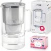 Sklenený filtračný džbán Aquaphor Glass 2,5l s filtrom Maxfor+ MG, sivý Sklenený filtračný džbán Aquaphor Glass 2,5l s filtrom Maxfor+ MG, sivý