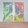 Sablio Záclony Dúhová kvetina: 2ks 150x250cm Sablio Záclony Dúhová kvetina: 2ks 150x250cm
