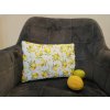 Levanduľový vankúš Citróny – žltý vankúš s levanduľou | Handmade by Gabi Levanduľový vankúš Citróny – žltý vankúš s levanduľou | Handmade by Gabi