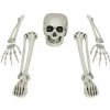 Halloween dekorácie kostra – lebka, ruky a nohy Halloween dekorácie kostra – lebka, ruky a nohy
