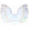 Anjelské krídla Rappy s bielo-zlatým perím Anjelské krídla Rappy s bielo-zlatým perím