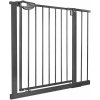XMTECH Door Guard Schodisková brána Schodisková zábrana s automatickým zatváraním pre deti bez vŕtania, 85-95 cm, čierna