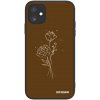 Picasee ULTIMATE CASE pro Apple iPhone 11 - Brown flowers Picasee ULTIMATE CASE pro Apple iPhone 11 - Brown flowers