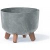 Kvetináč plast sivý Prosperplast 20 cm x 20 x 17,4 cm Kvetináč plast sivý Prosperplast 20 cm x 20 x 17,4 cm